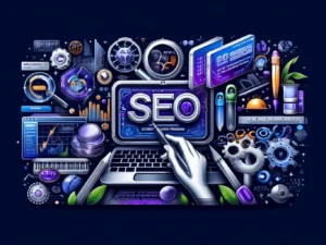 DALL·E 2024-03-31 19.05.49 - Craft an updated and visually engaging thumbnail for a website's course page on an SEO Expert Training Program, tailored for wide rectangular use as a