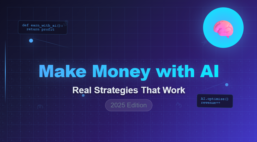 How to earn money with AI