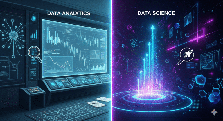 data analytics vs data science maximum learning